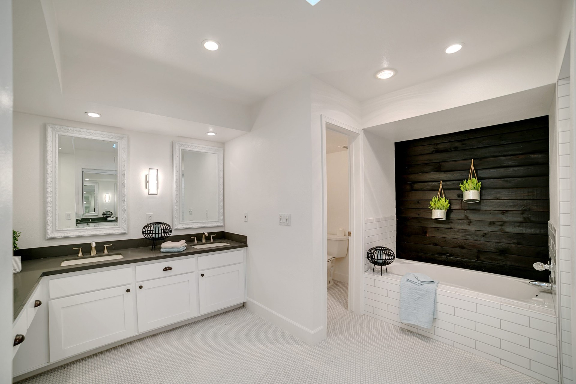 Standard bathroom interior
