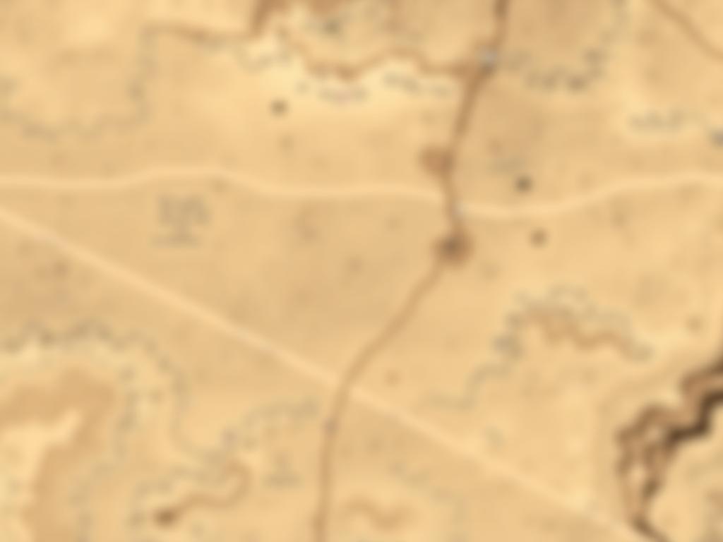 Blurry, low-resolution satellite map screenshot of vacant desert land